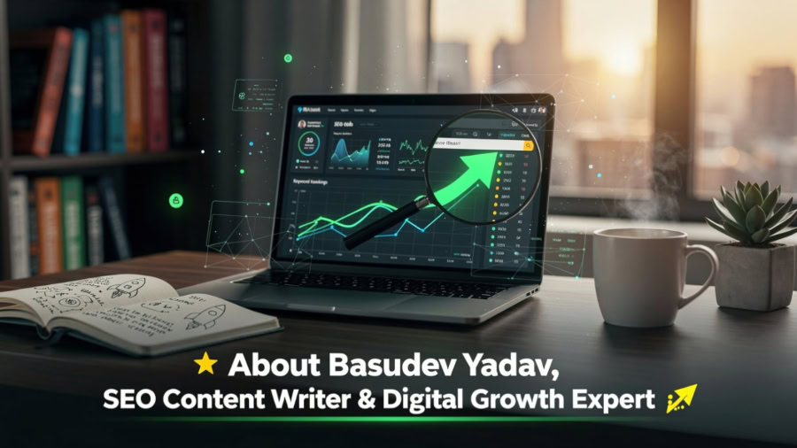 About Basudev Yadav – Professional SEO Content Writer and Digital Growth Specialist
